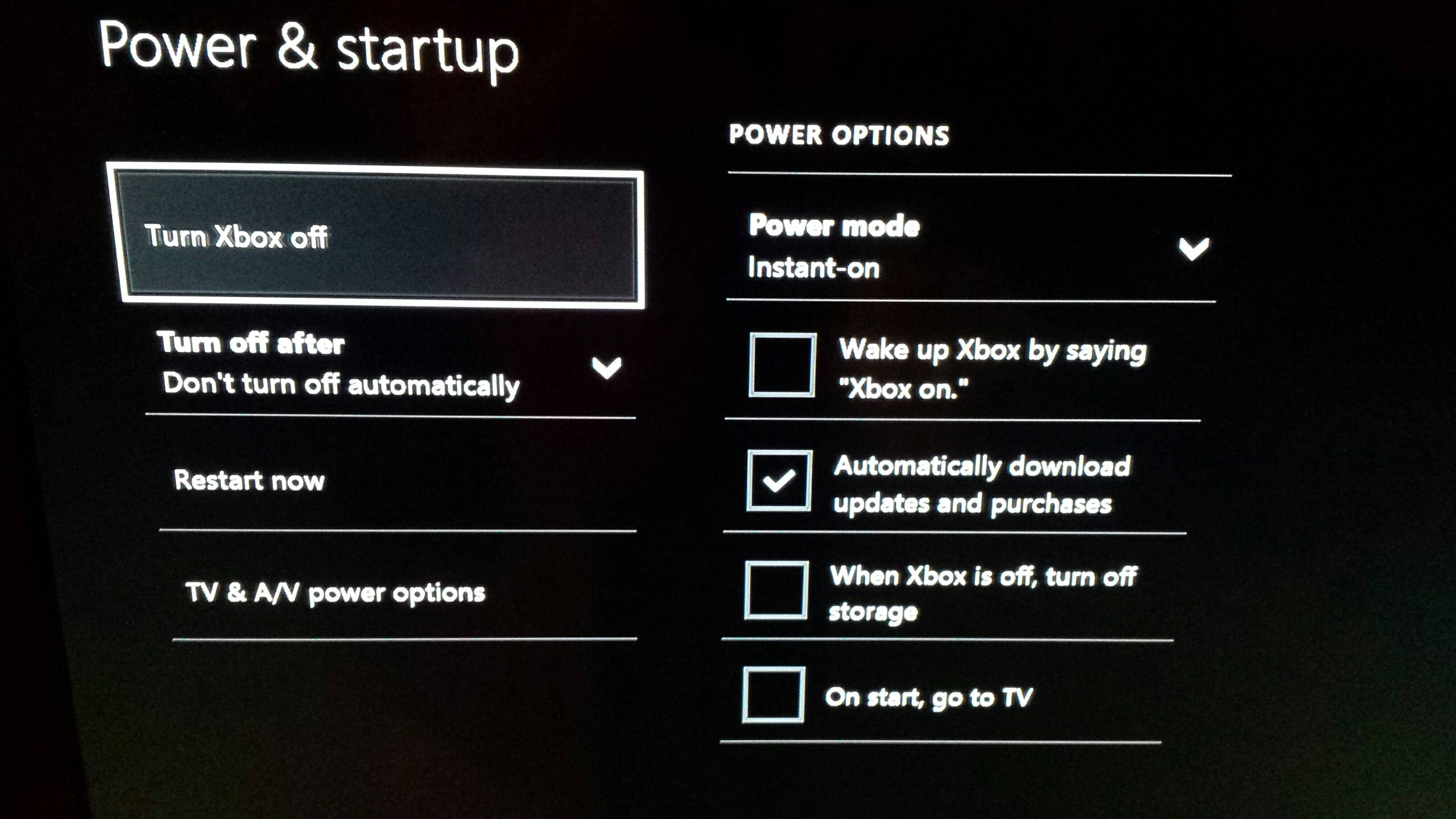 Xbox One Wont Download Game Updates While On Instant On Mode
